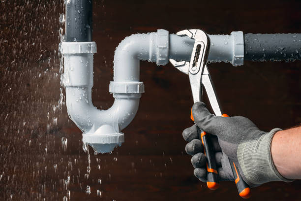 Professional Emergency Plumber technician working in Gilman, MN